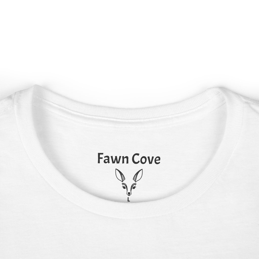 Mushroom Love Tee — "Support Small Businesses" Pastel Graphic Women's T-Shirt