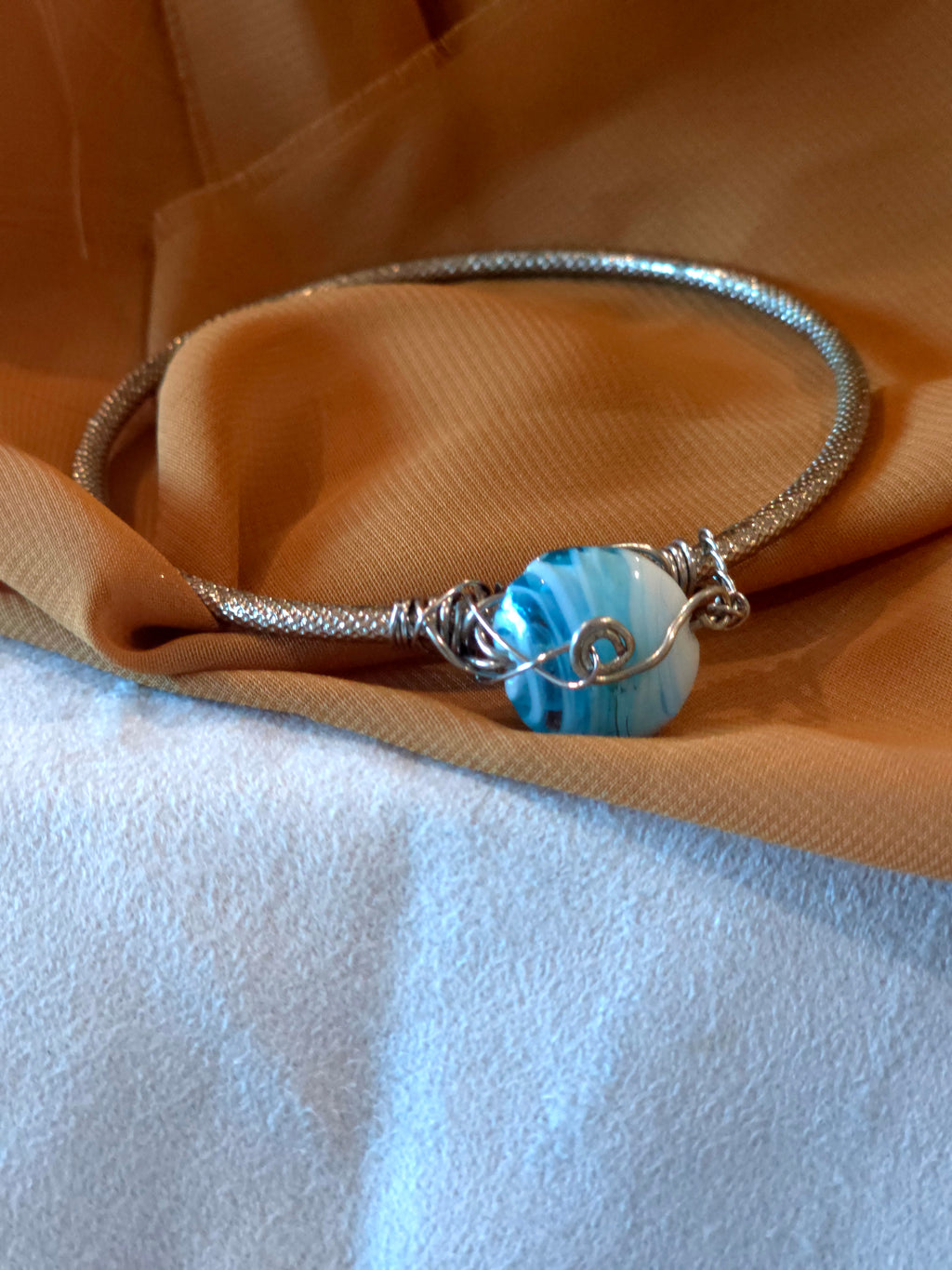 Wire wrapped Bangle