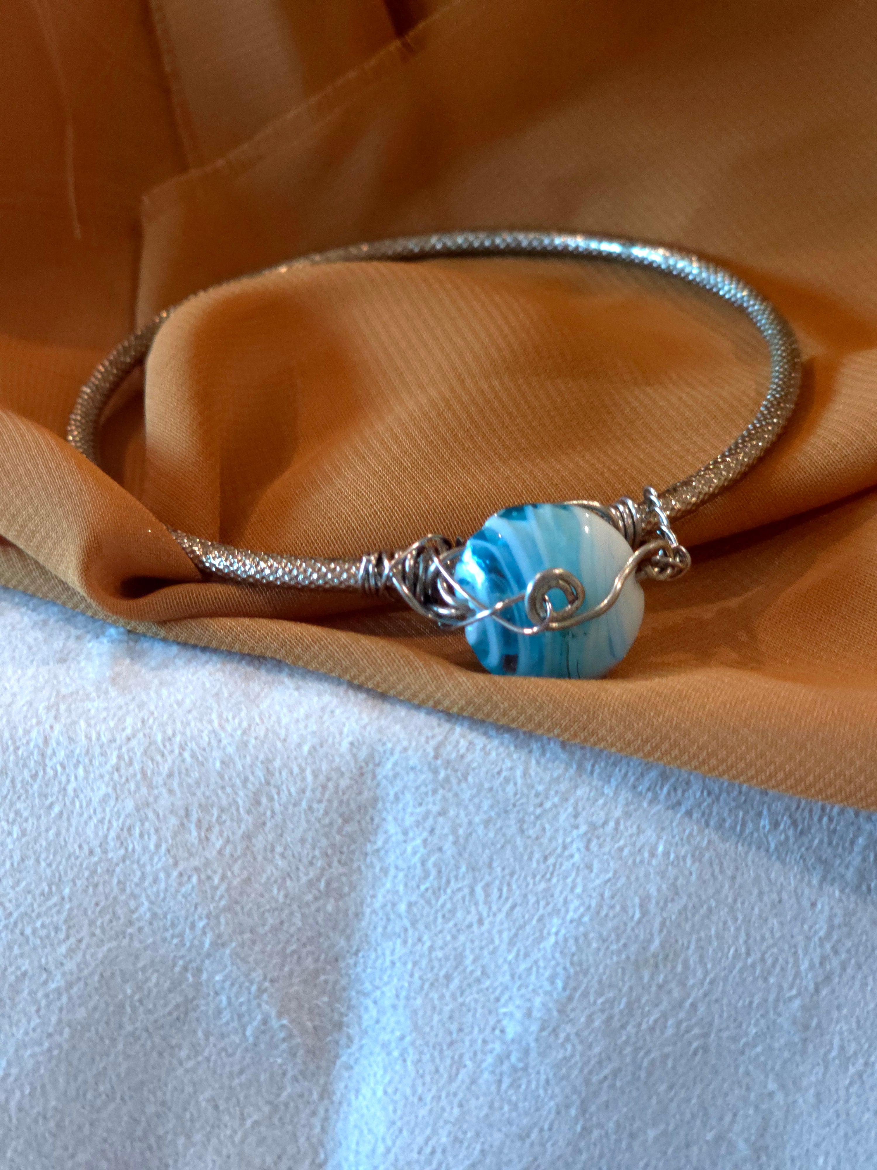 Wire wrapped Bangle