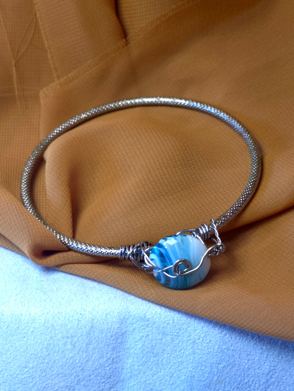 Wire wrapped Bangle
