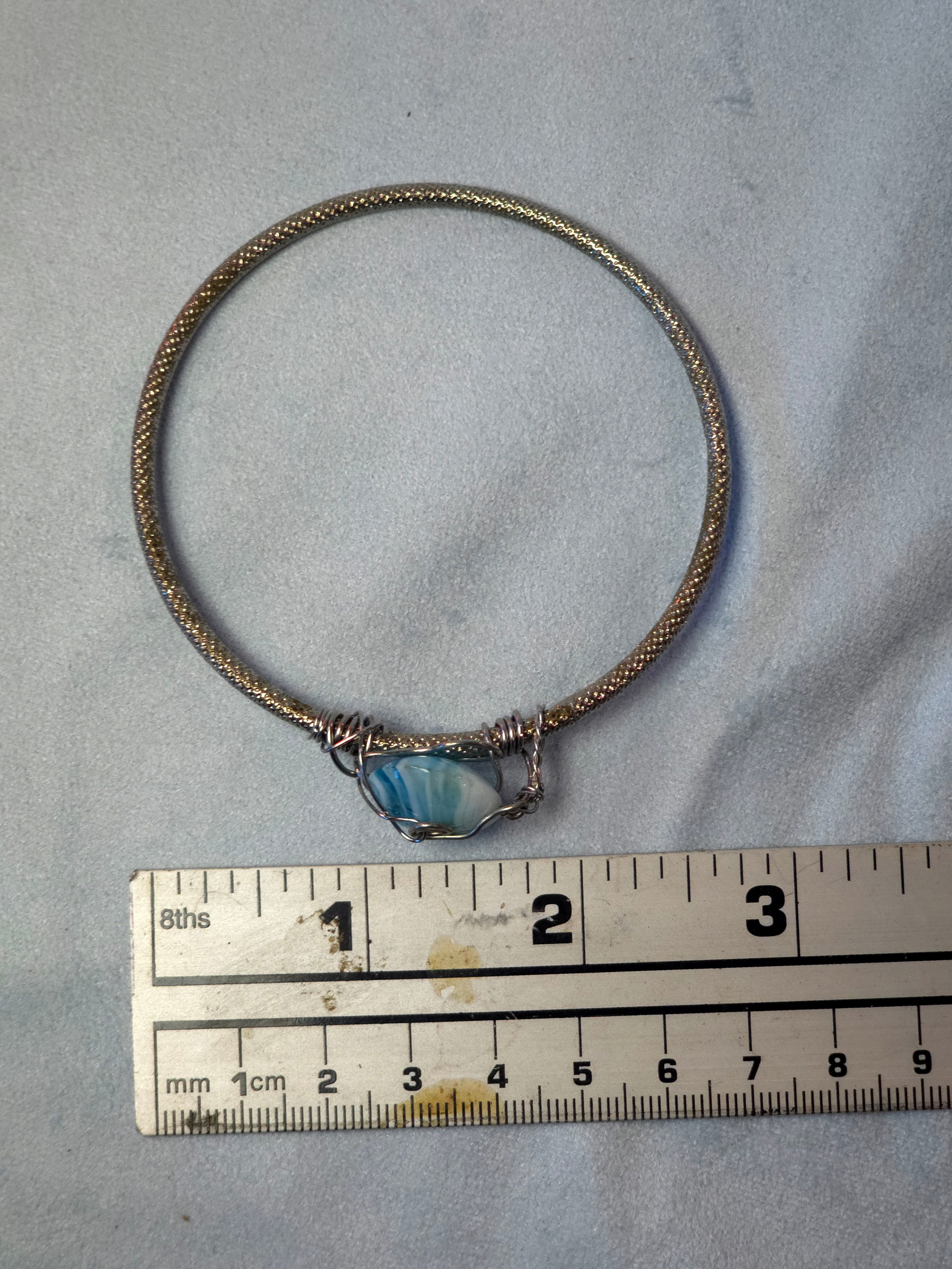Wire wrapped Bangle