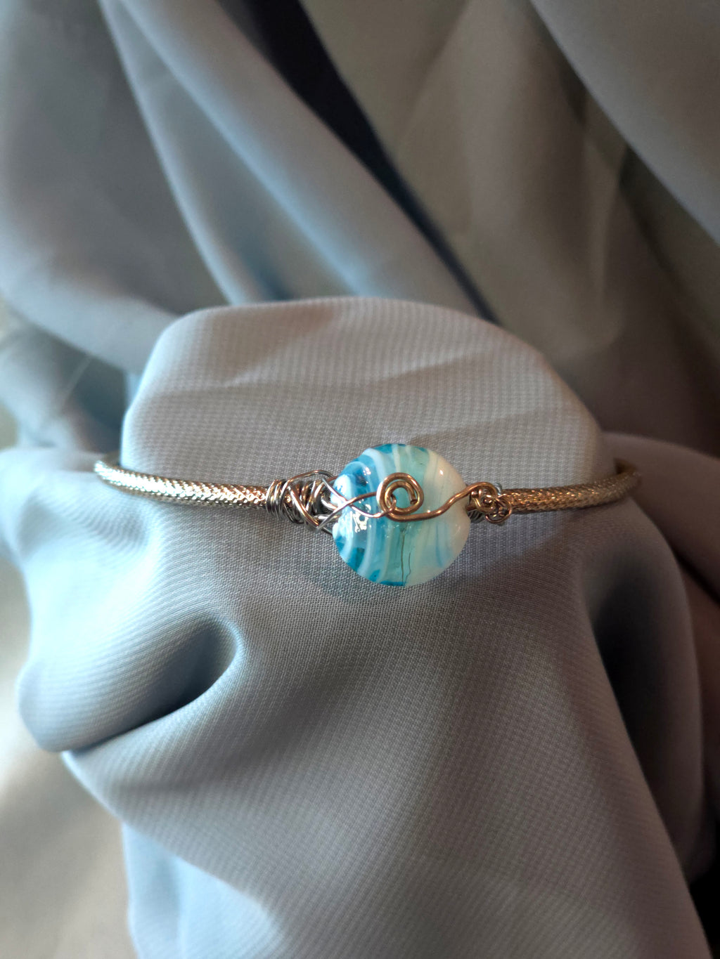 Wire wrapped Bangle