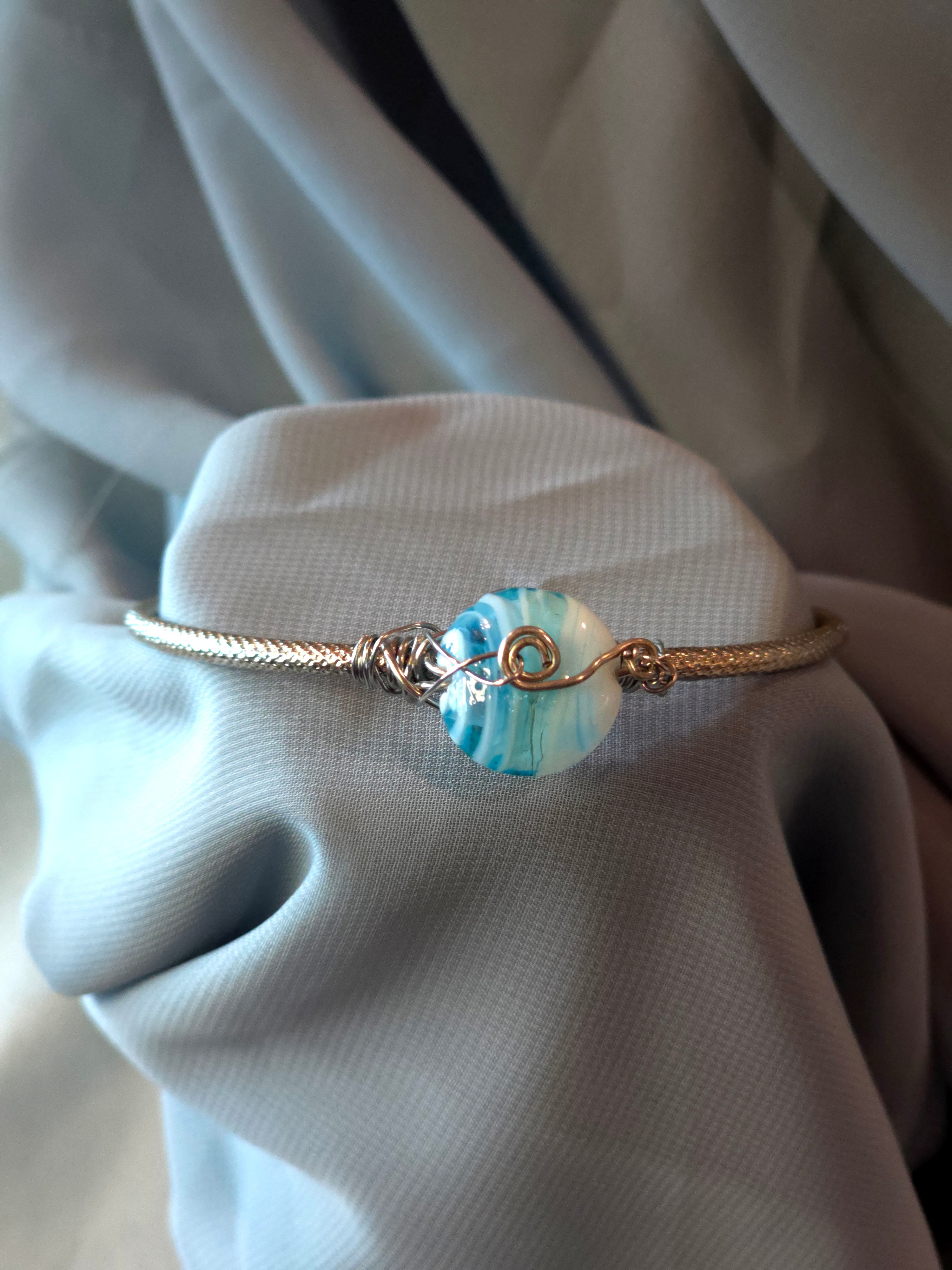 Wire wrapped Bangle