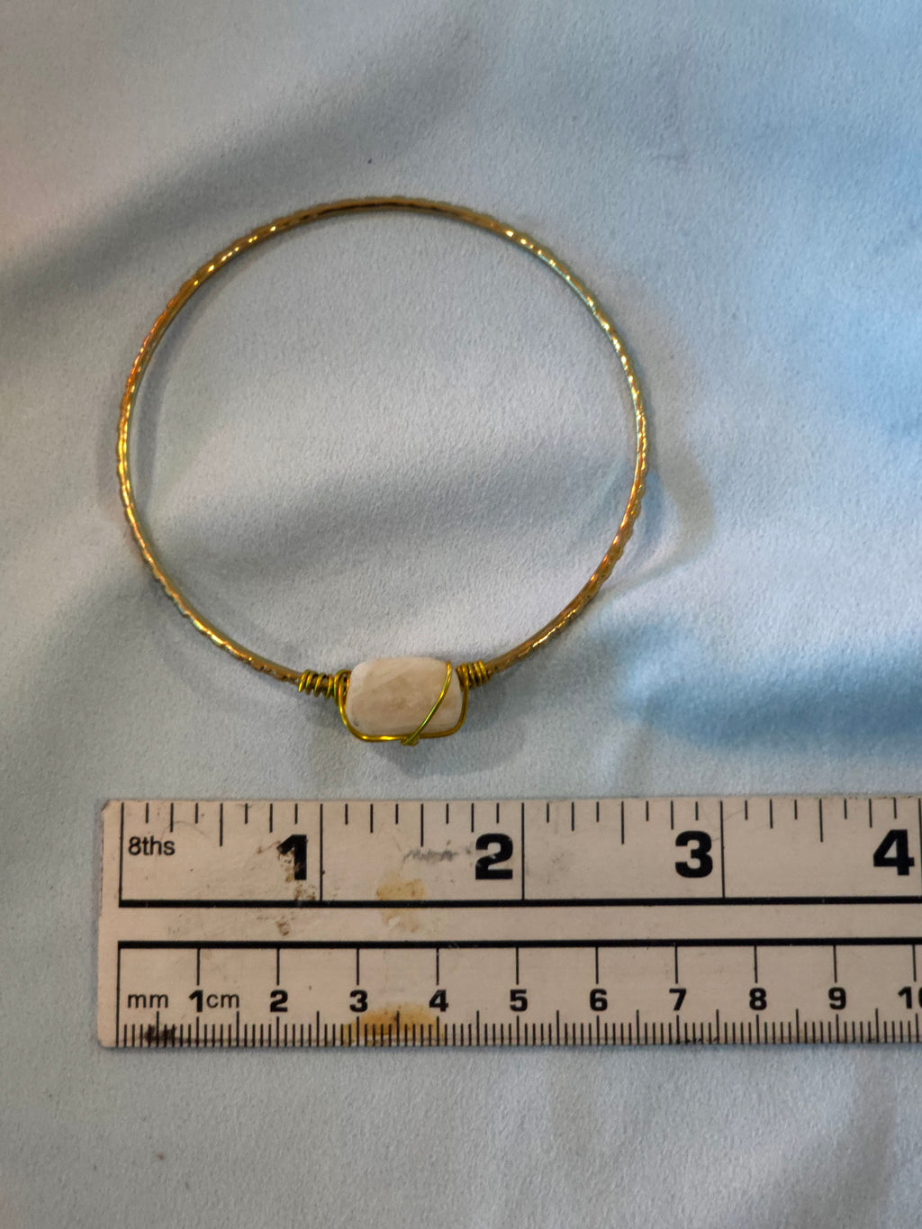 Natural Stone Bangle Bracelet